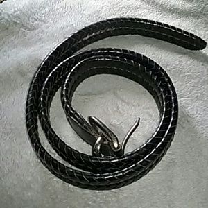 Coach Braided Leather Belt